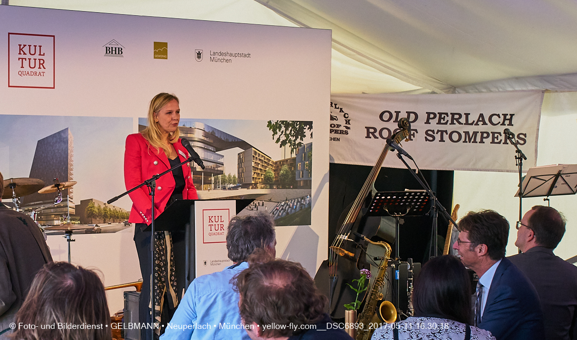 11. Mai 2017 - Grundsteinlegung für die LOGE und dem Kulturquadrat in Neuperlach